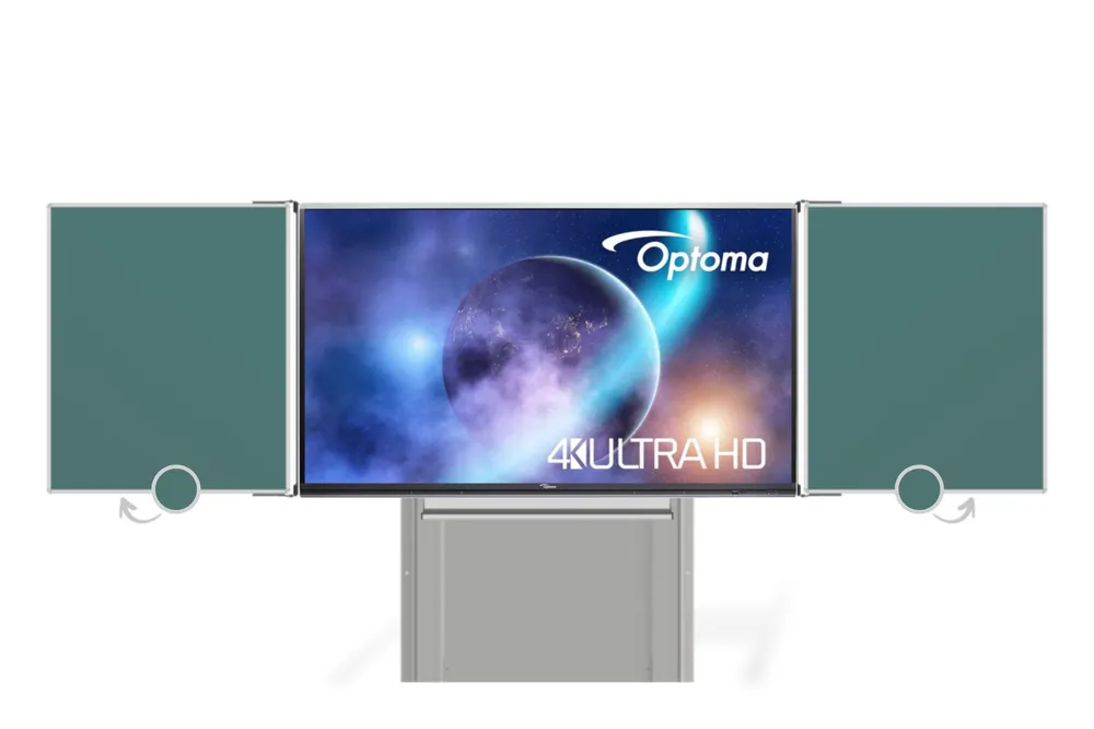 Interaktivní sestava LCD panel na stojanu zvedacím AL IAS s křídly